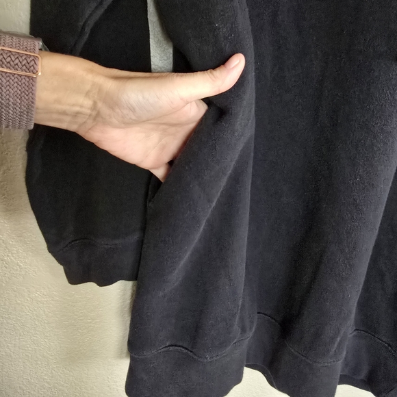 PINK Victoria's‎ Secret Black Long Hoodie XS - Picture 6 of 8